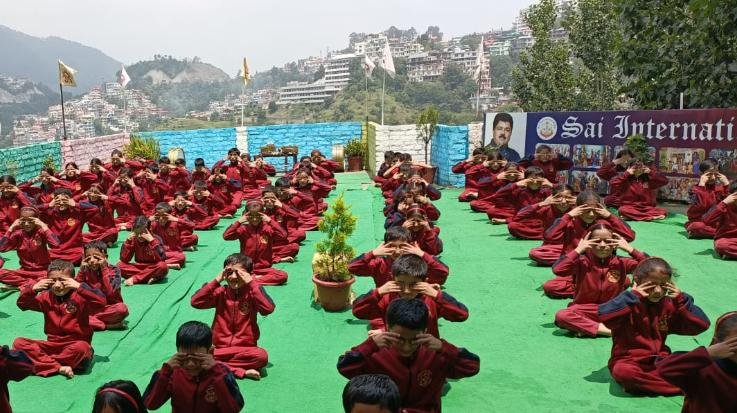  सोलन : साई इंटरनेशनल स्कूल में योग कार्यशाला का आयोजन 