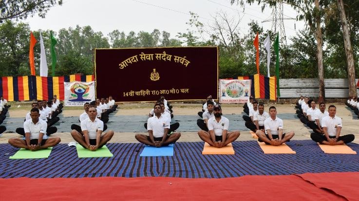 काँगड़ा : 14वीं वाहिनी एनडीआरएफ नूरपुर ने मनाया अंतरराष्ट्रीय योग दिवस