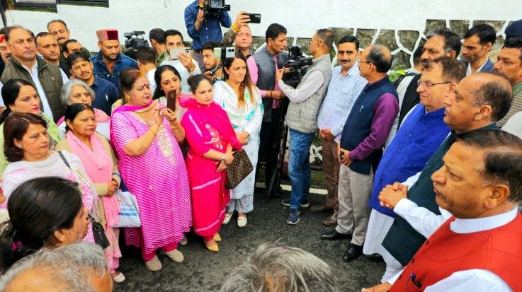 Shimla: BJP lashed out at the Congress government over the Chamba massacre and law and order situation.