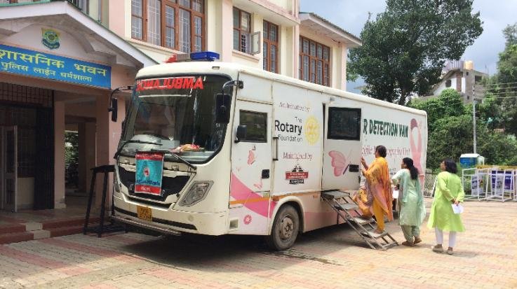  Mammography camp organized in Dharamshala, women got examined