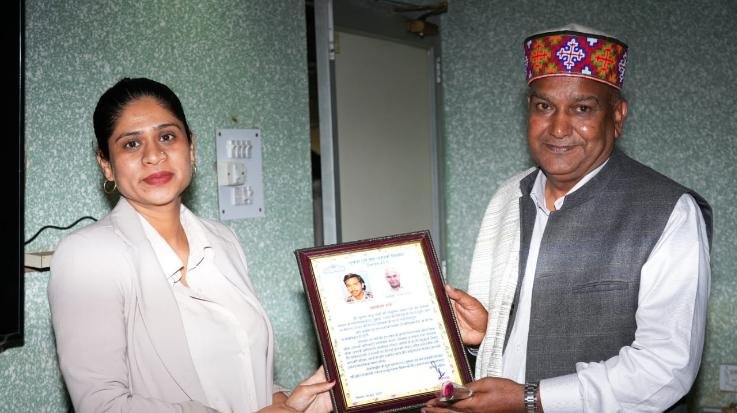 Shimla: Subhash Chandra Sharma retired from Information and Public Relations Department.