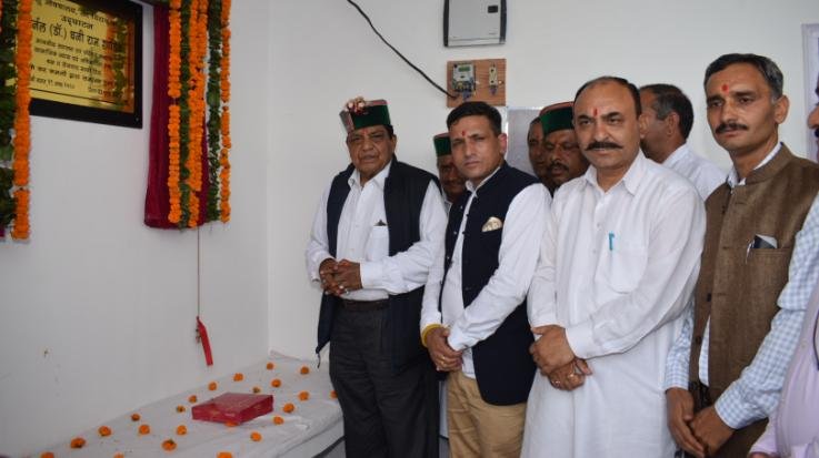  Dr. Shandil inaugurated schemes worth 28 lakhs in Mashivar