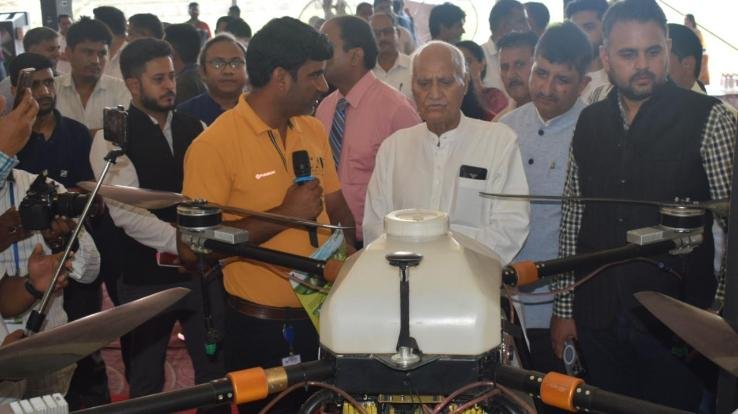 Palampur: Minister Chandra Kumar inaugurated the two-day drone festival
