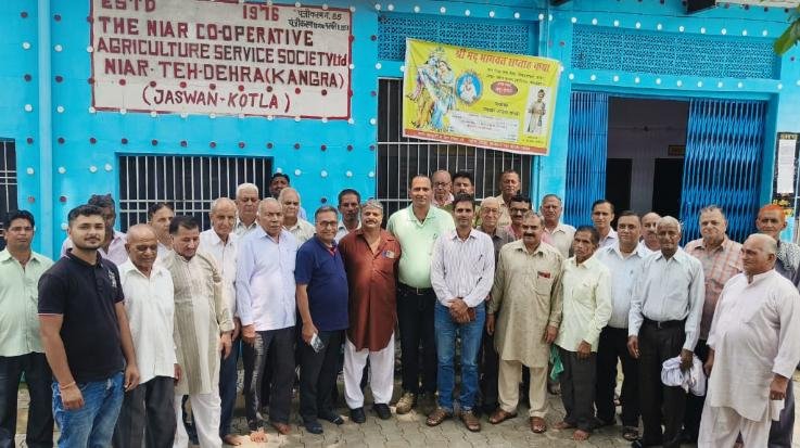 Dehra: Nyad Agricultural Cooperative Service Society organized a training camp