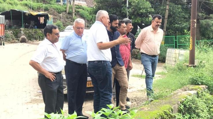 Delegation of Industries Department visited industrial areas affected by heavy rains