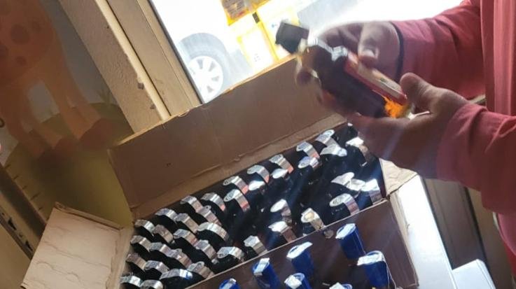  Excise department seized 750 boxes of illegal liquor