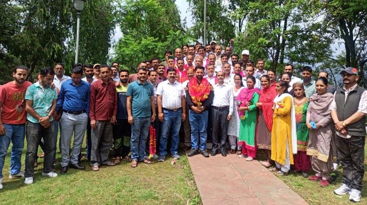  Ram Lal from Nauhradhar and Arun from Rajgarh became block presidents