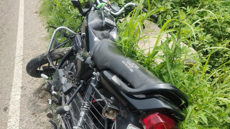 Car and motorcycle collided, one injured 111