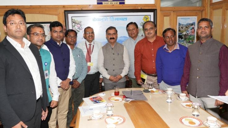 CM urges central team to provide financial assistance to hill states on different pattern