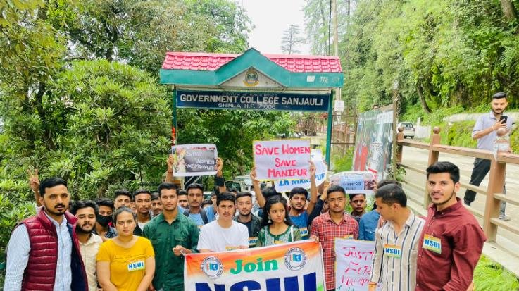  Shimla: Central government should take strict action against the culprits of Manipur violence: NSUI