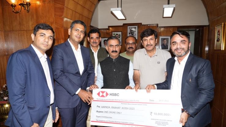 Shimla: Contribution of one crore rupees to the Chief Minister's Relief Fund