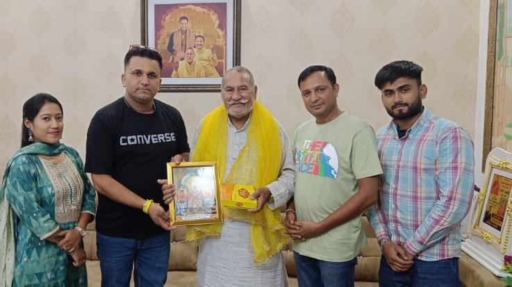  Dehra: Bharat Ratna Puran Chand Wadali released Mohit Garg's Shiv Bhajan 'Bhole Sarkar'