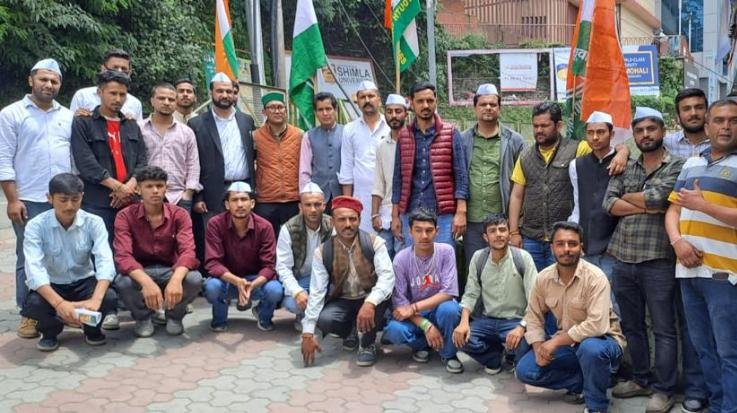 Shimla: 63rd Foundation Day of Youth Congress celebrated at Rajiv Bhavan