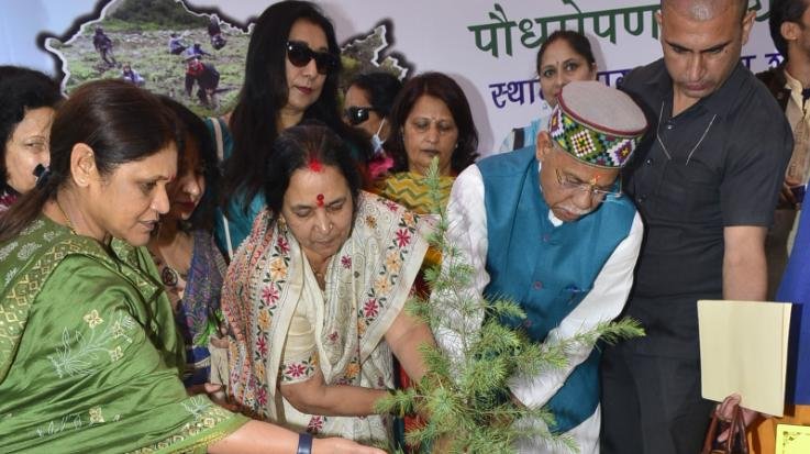 Shimla: The Governor inaugurated the 74th Van Mahotsav