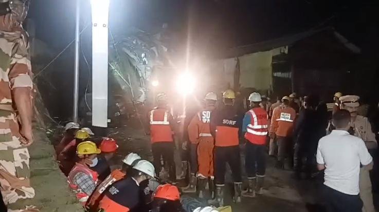Landslide in Shimla's Krishna Nagar now; house grounded; two people buried in the debris