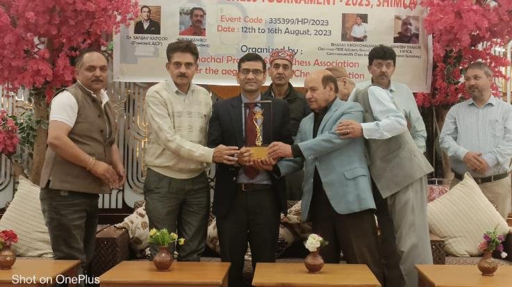 Rishav Nishad of Uttar Pradesh became the champion of Rated Chess Tournament