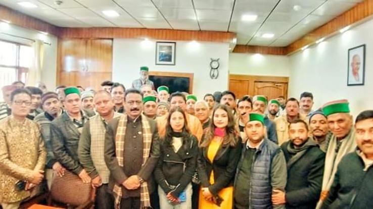 एक बार फिर बने रूपसिंह ठाकुर अर्की ब्लॉक के अध्यक्ष