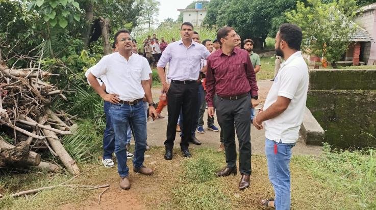  Dharamshala: DC took cognizance of rain damage in Jawali and Noorpur