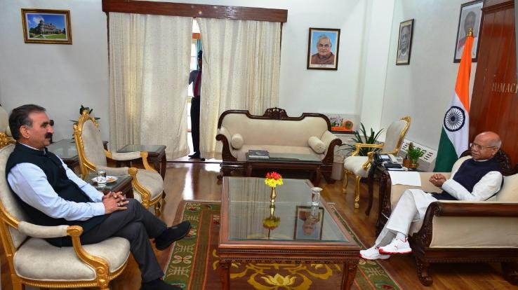 Shimla: CM Sukhwinder Singh Sukhu met the Governor