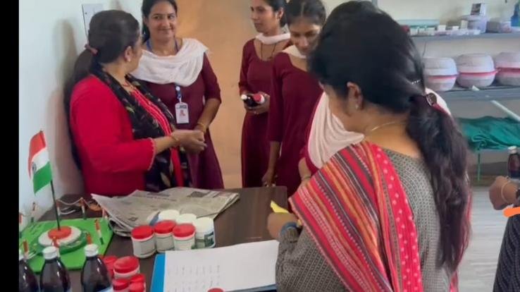 Free medicines distributed to girl students at Maa Jwala Skill Center Jwalamukhi
