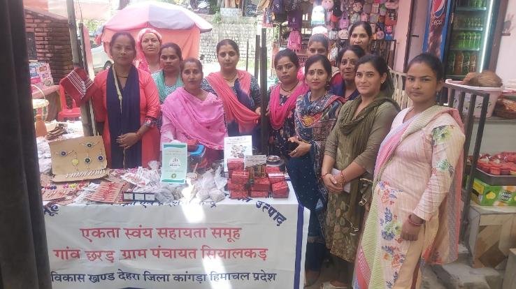 Exhibition of dishes made of coarse grains in Jawalamukhi temple
