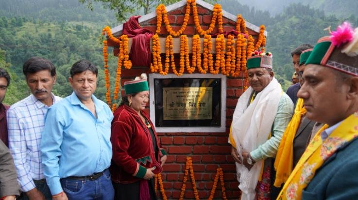 Kinnaur: Minister Negi inaugurated Vikas Nagar Spain from Rava