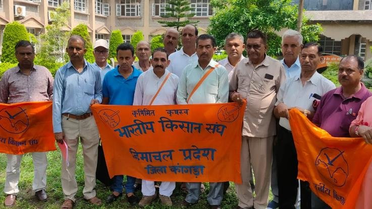  Dharamshala: Bhartiya Kisan Sangh raises demand to declare Himachal disaster as national disaster