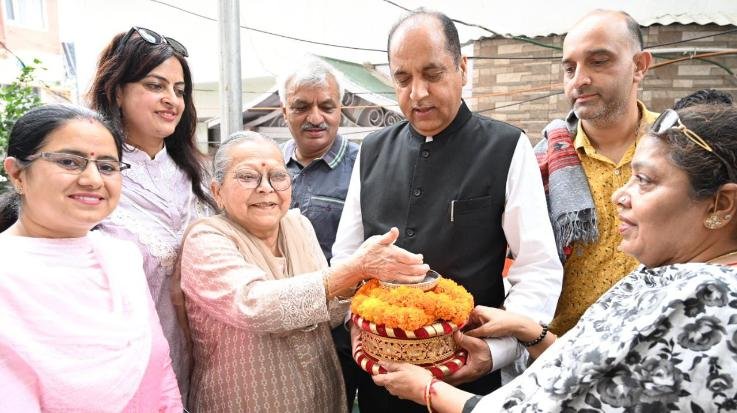  Shimla: Construction of Amrit Vatika by bringing soil from every corner of the country is a true tribute to the sacrifices: Jairam