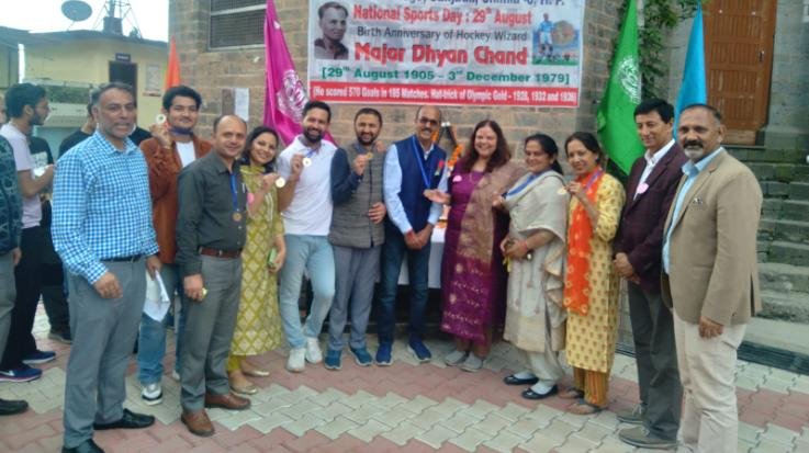 Shimla: Major Dhyanchand Jayanti celebrated in Sanjauli College