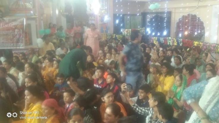  Rampur: VHP celebrated foundation day and Shri Krishna Janmashtami festival.