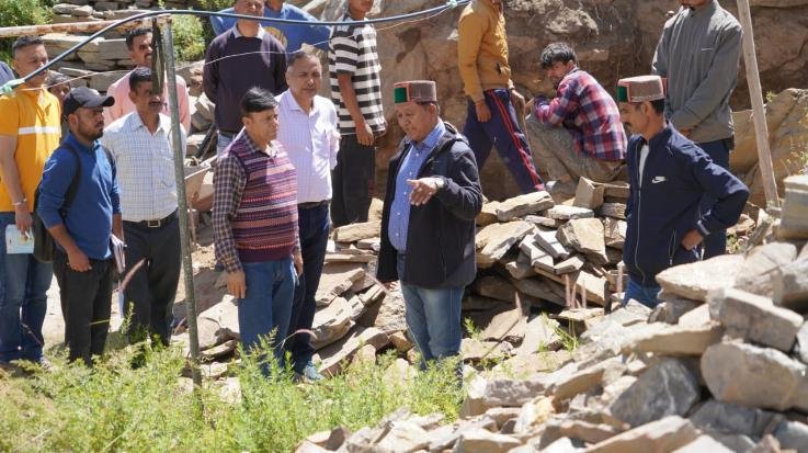 Officials should complete the works under construction in Kalpa soon: Negi