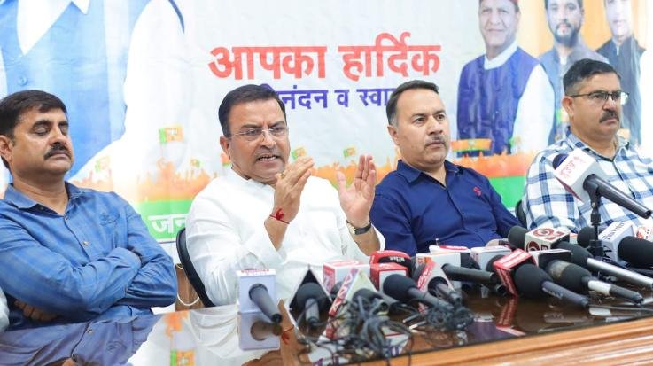 Dharamsala: Sukhu's thug government running in the state: Trilok Kapoor