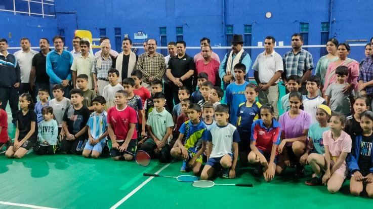 District level Under-11 and Under-13 badminton competition starts in Dharamshala
