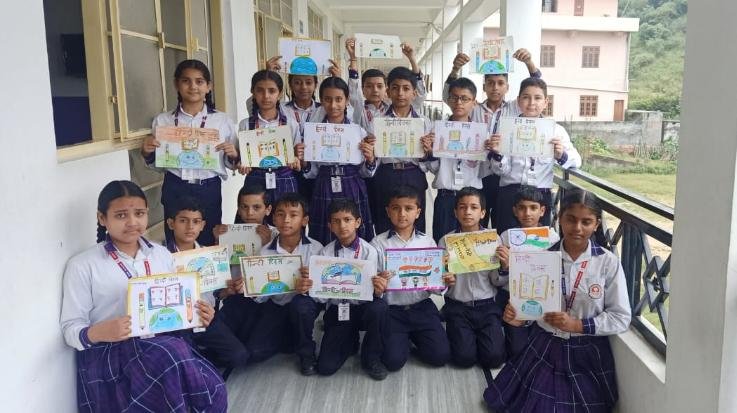 Kunihar: Hindi Day program celebrated at The SVN School Bador Valley