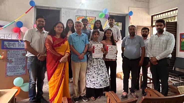 Jaisinghpur: Hindi Day celebrated in Shivnagar College, competitions also organized 111