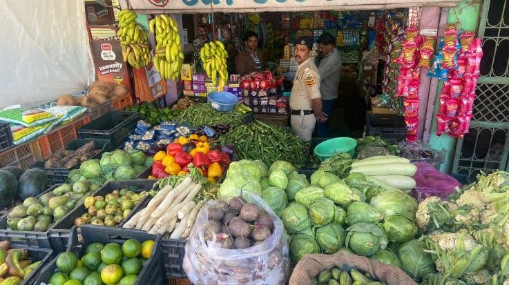 Sangla market shops inspected to check price list