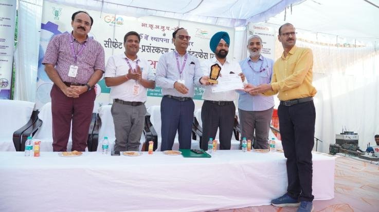 PHET Center of Nauni University secured second position as the best demonstrator in Ludhiana.