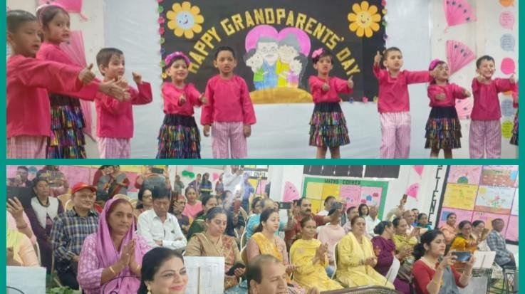 Solan: Grandparents Day celebrated with pomp at Gurukul International School