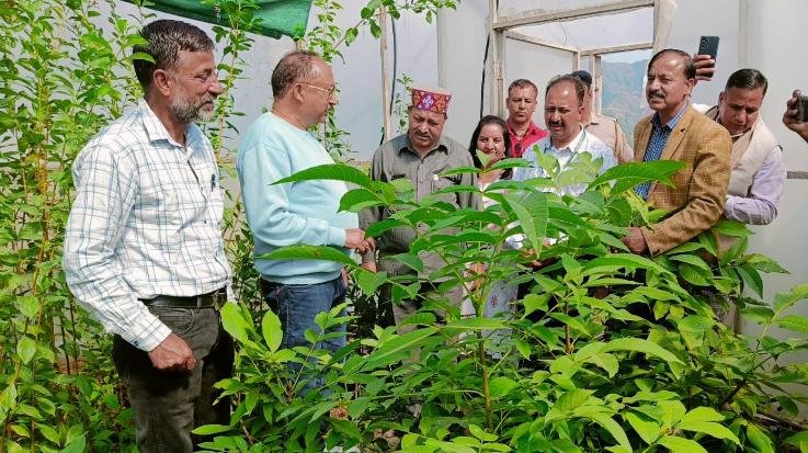  Chief Parliamentary Secretary visited Agricultural Science Center Kandaghat