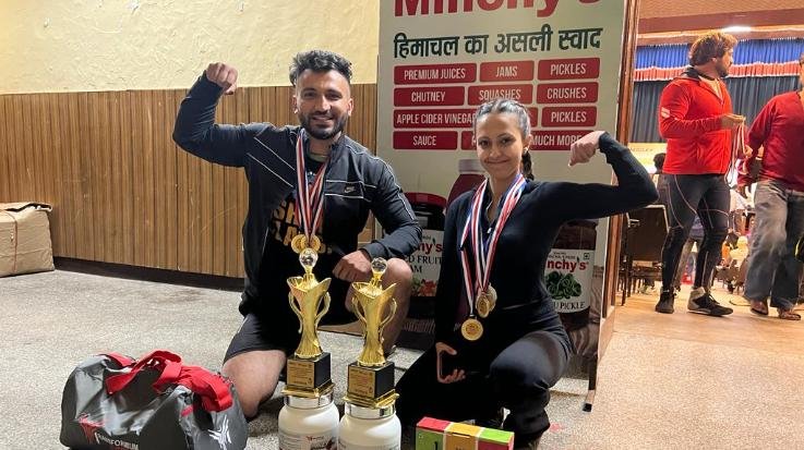  Vishal Thakur won the title of Strongest Mr. Himachal