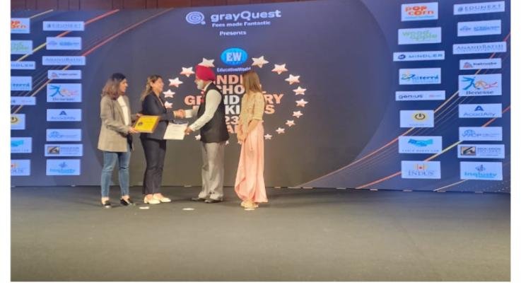 Pinegrove number one school in the country in Education World India School Ranking 2023