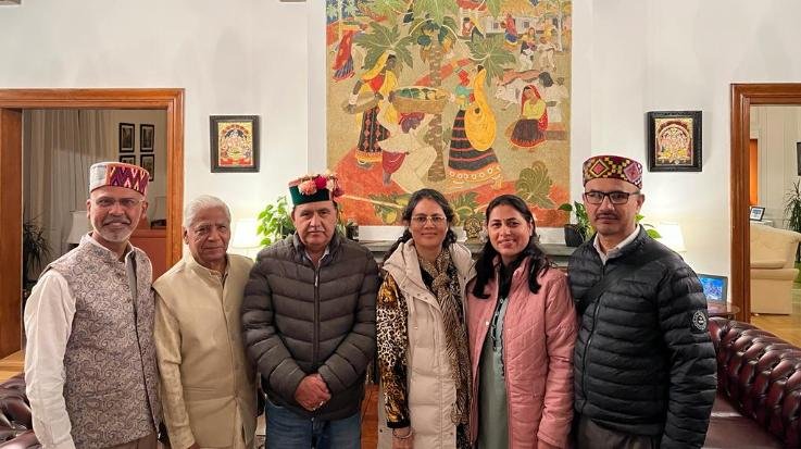 Indian Ambassador to Switzerland organized a dinner in honor of Assembly Speaker Pathania