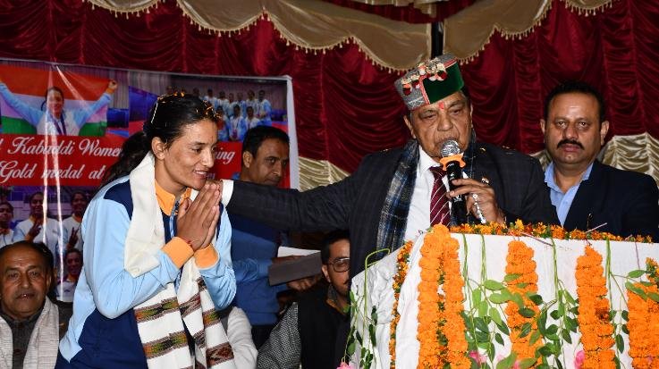  Kabaddi player Jyoti Thakur made the state proud: Dr. Shandil