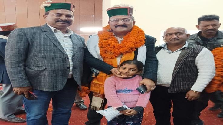 Dehra: Trilok Thakur becomes President of Non-Gazetted Employees Federation