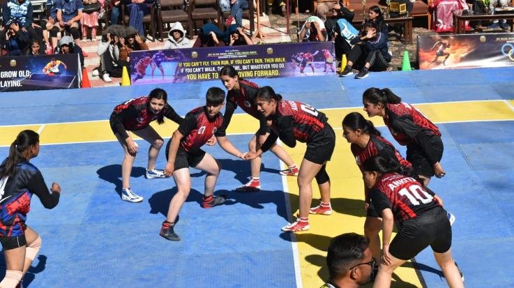 Shimla: Girls inter college Kabaddi competition started in Sanjauli College.