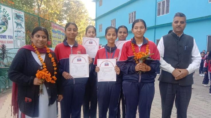 Vanshika of BL School Kunihar will represent the state in shot put.