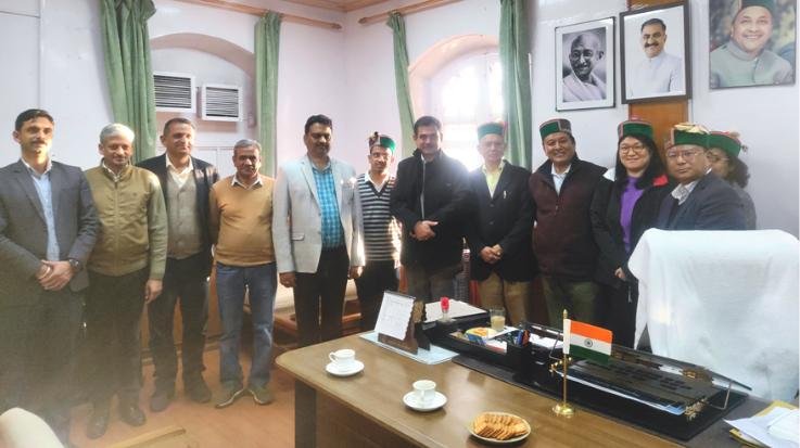 Shimla: Asian Development Bank delegation met Horticulture Minister