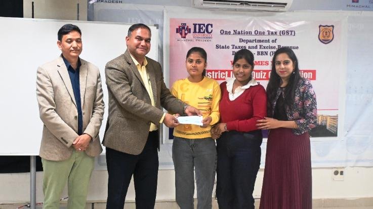BBN: Quiz competition on GST held in IEC University