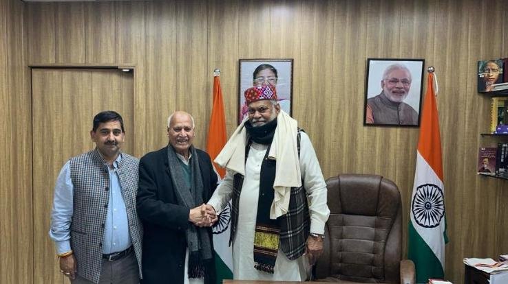Agriculture Minister Chandra Kumar met the Union Animal Husbandry Minister