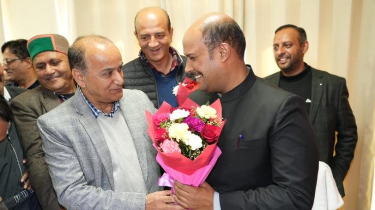 Shimla: Cabinet Minister Yadavindra Goma took charge in the Secretariat.